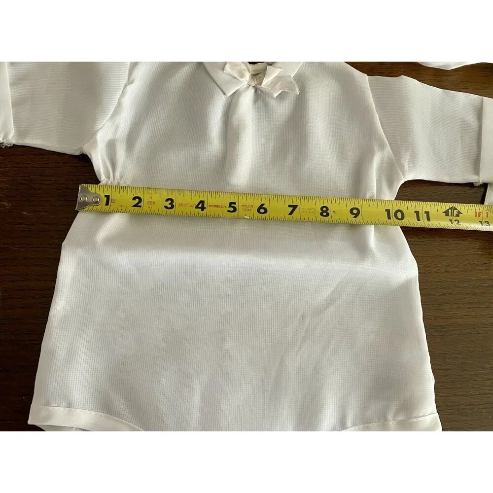 Phyllis‎ Baby Wear Infant Boys Christening Set Vest Romper Hat Vintage